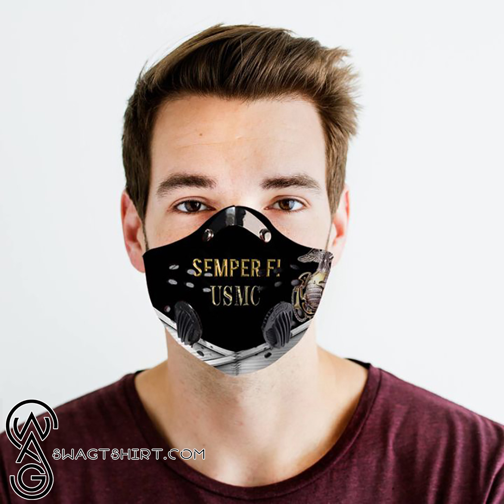 USMC semperfi filter activated carbon face mask