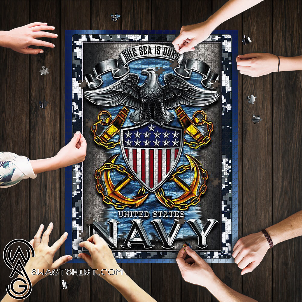 United states navy the sea is ours jigsaw puzzle