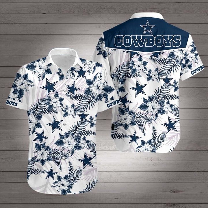 Dallas cowboys team hawaiian shirt 3