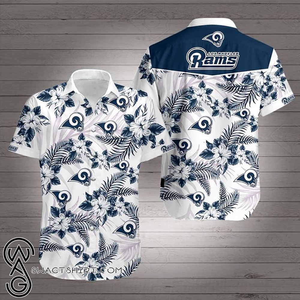 Los angeles rams team hawaiian shirt