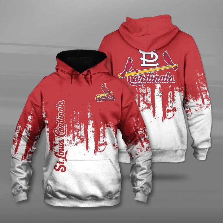 MLB st louis cardinals full printing hoodie
