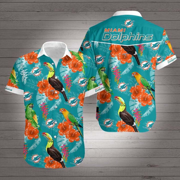 Miami dolphins hawaiian shirt 4
