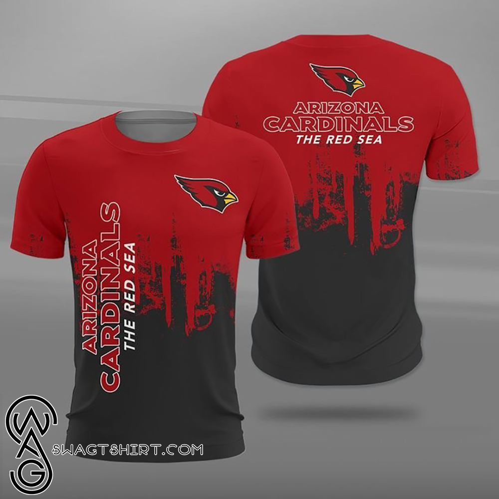 NFL arizona cardinals the red sea full printing shirt