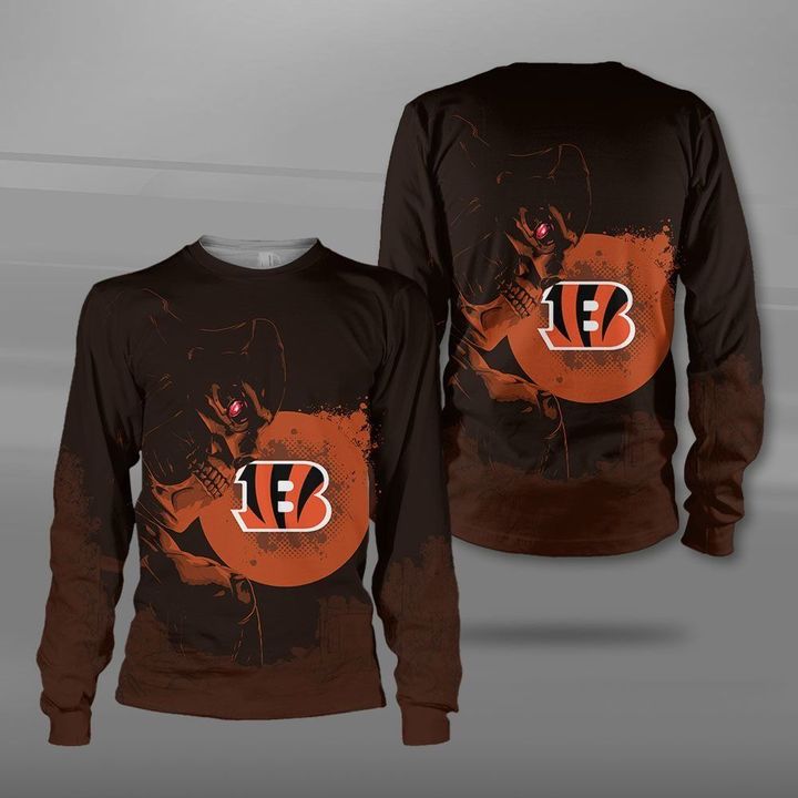 NFL cincinnati bengals terminator full printing sweatshirt