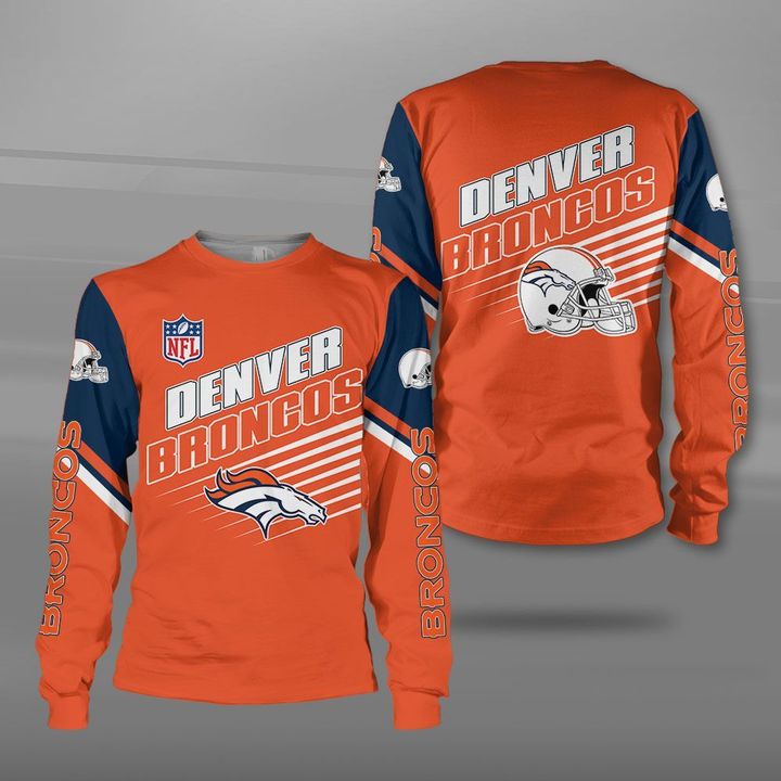 NFL denver broncos team full printing sweatshirt