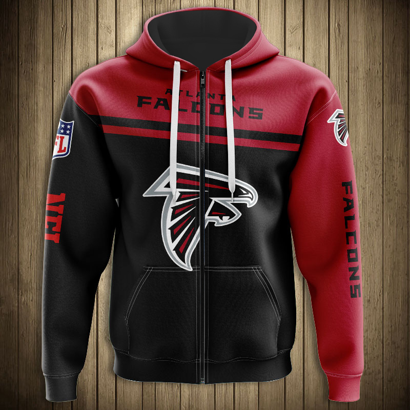 National football league atlanta falcons zip hoodie