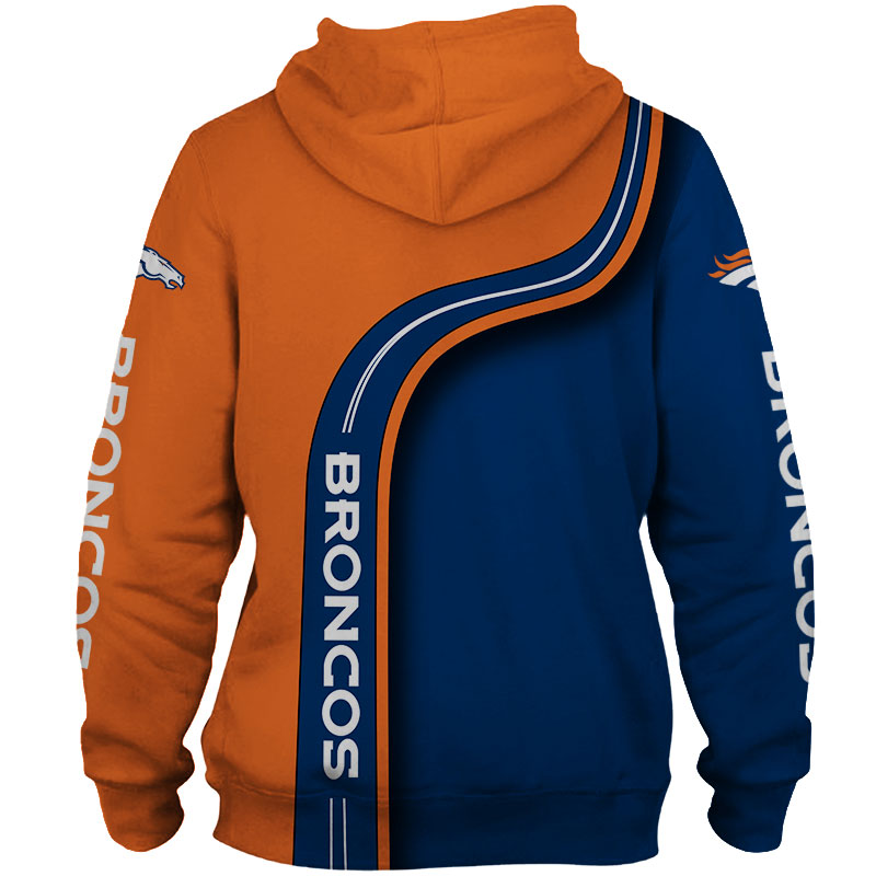 National football league denver broncos zip hoodie 1