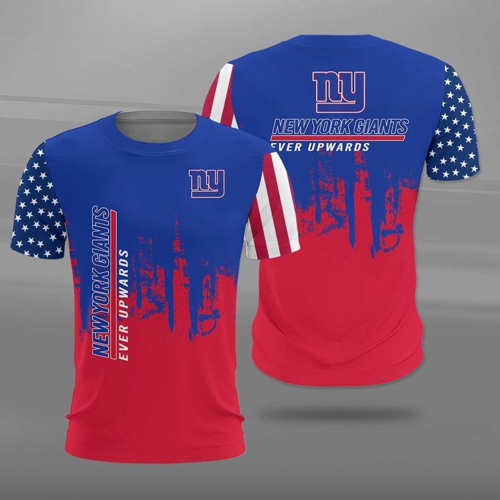 New york giants ever upwards american flag full printing tshirt