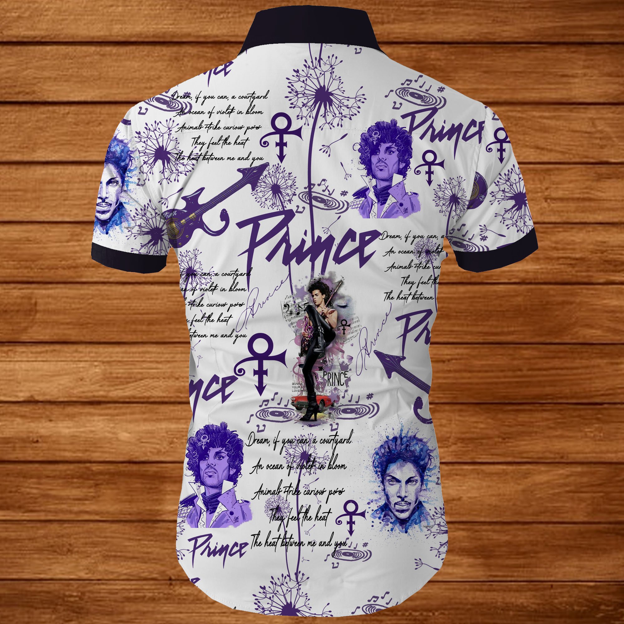 Prince all over printed hawaiian shirt 2