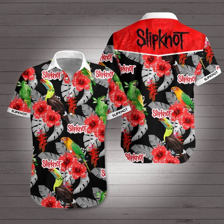 Slipknot rock band hawaiian shirt 2