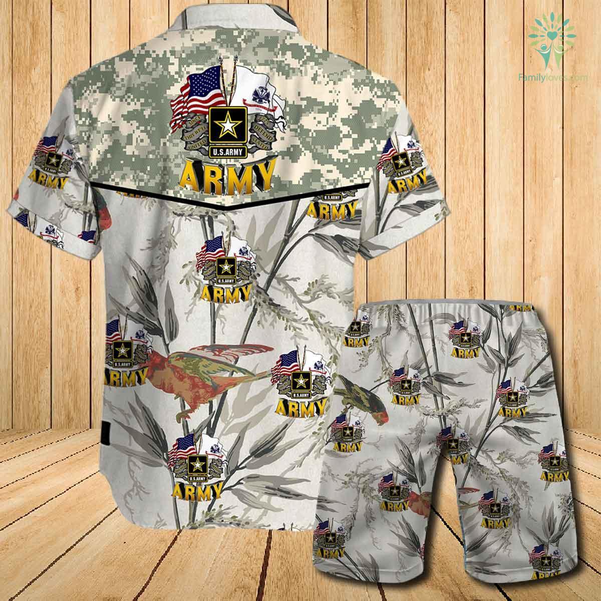 US army this well defend since 1775 all over printed hawaiian shirt 1
