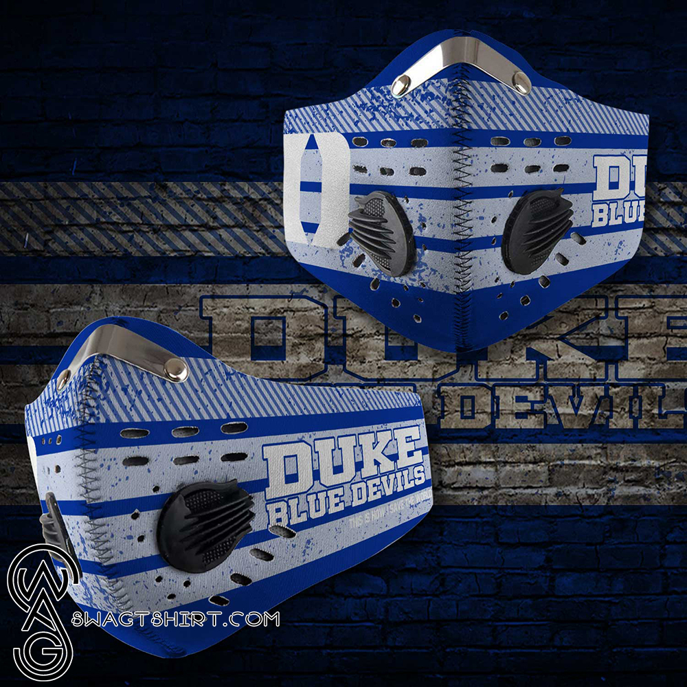 Duke blue devils men_s basketball this is how i save the world face mask