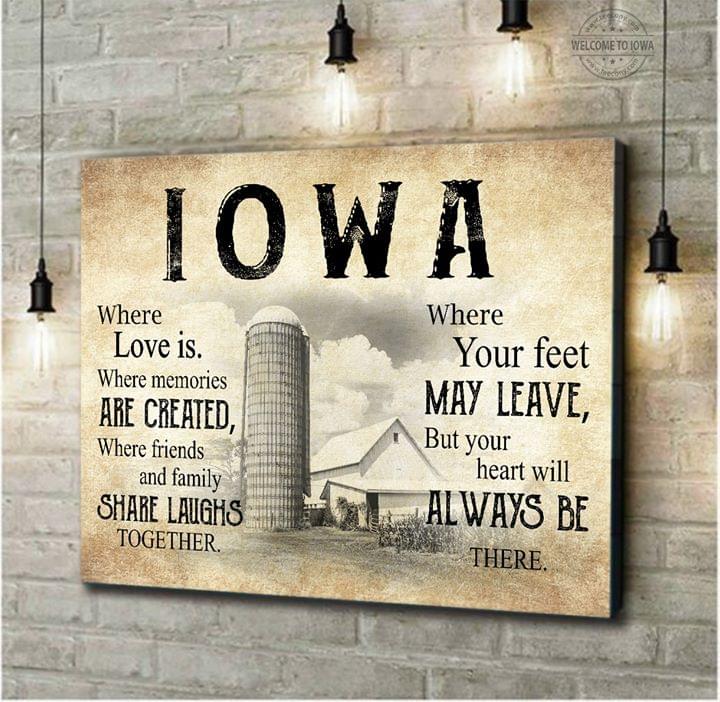 Farm iowa where is love whre memories are created poster 3