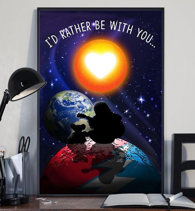 Jerry garcia remembering id rather be with you poster 1