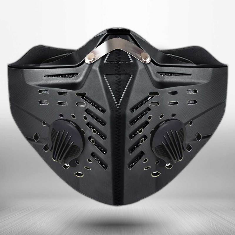 Motorcycle helmet anti pollution filter activated carbon face mask 3