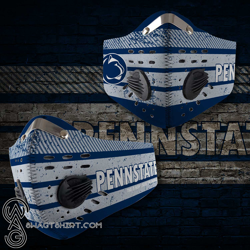 Penn state nittany lions this is how i save the world face mask