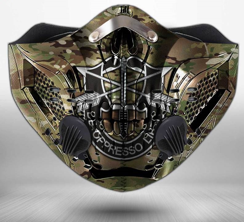 Special force skull filter activated carbon face mask 1