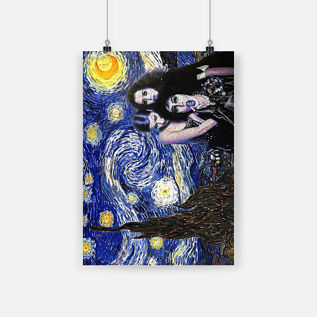 Vincent van gogh the starry night rocky horror picture show poster 1