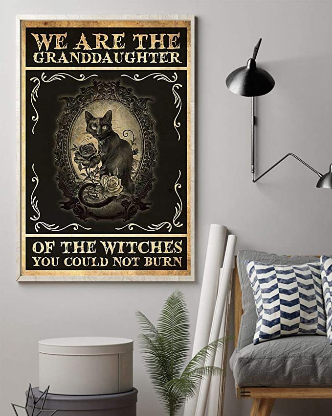 We are the granddaughter of the witches you could not burn cat poster 1