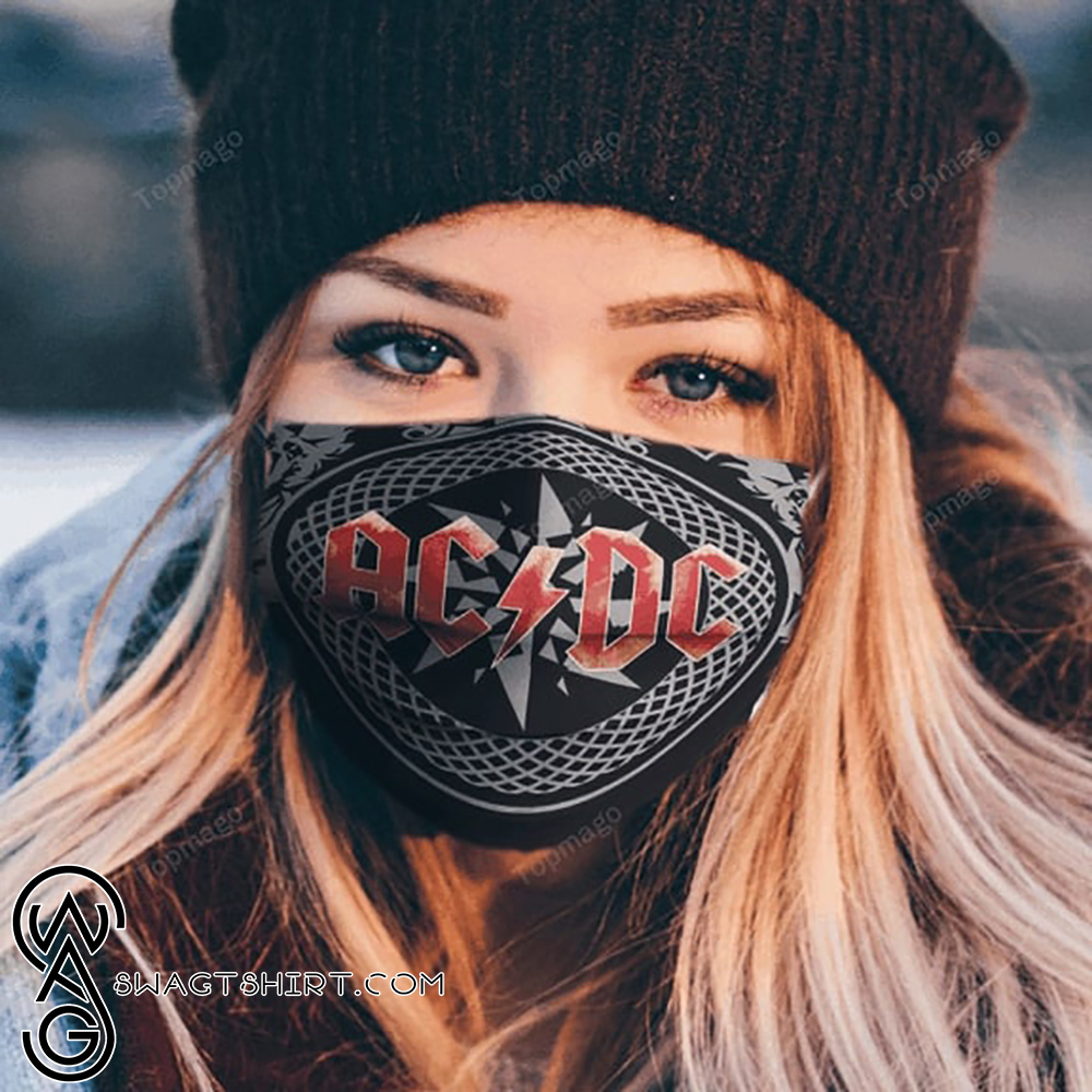 ACDC rock band anti pollution face mask