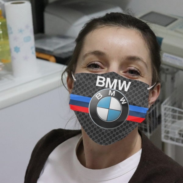 BMW symbol full over printed face mask 1