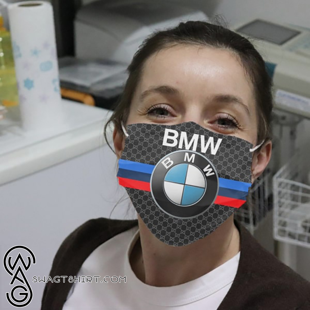 BMW symbol full over printed face mask