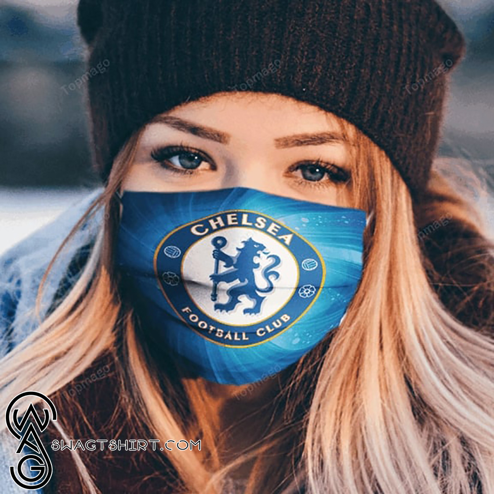 Chelsea football club anti pollution face mask