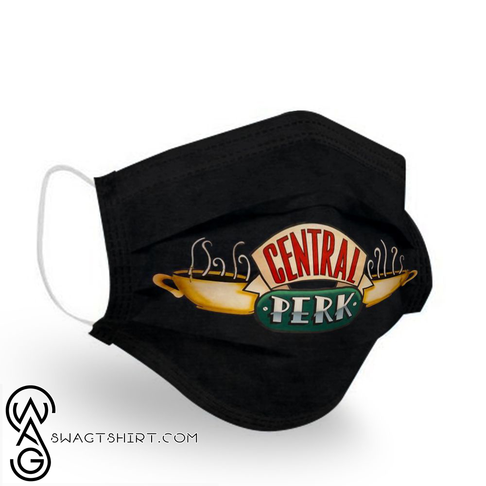 Friends television series central perk anti pollution face mask