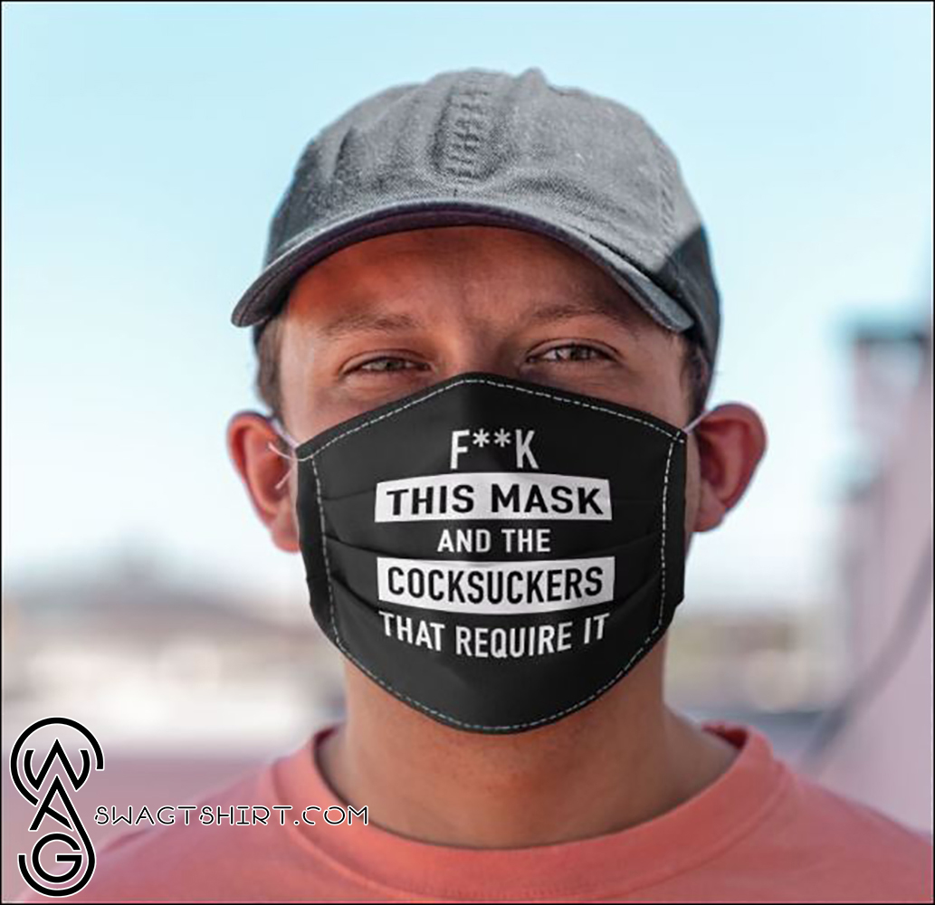 Fuck this mask and the cocksuckers that require it anti pollution face mask