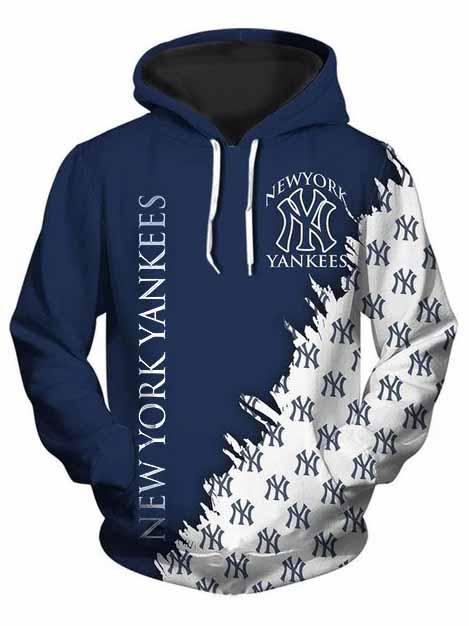 MLB new york yankees all over printed hoodie 1