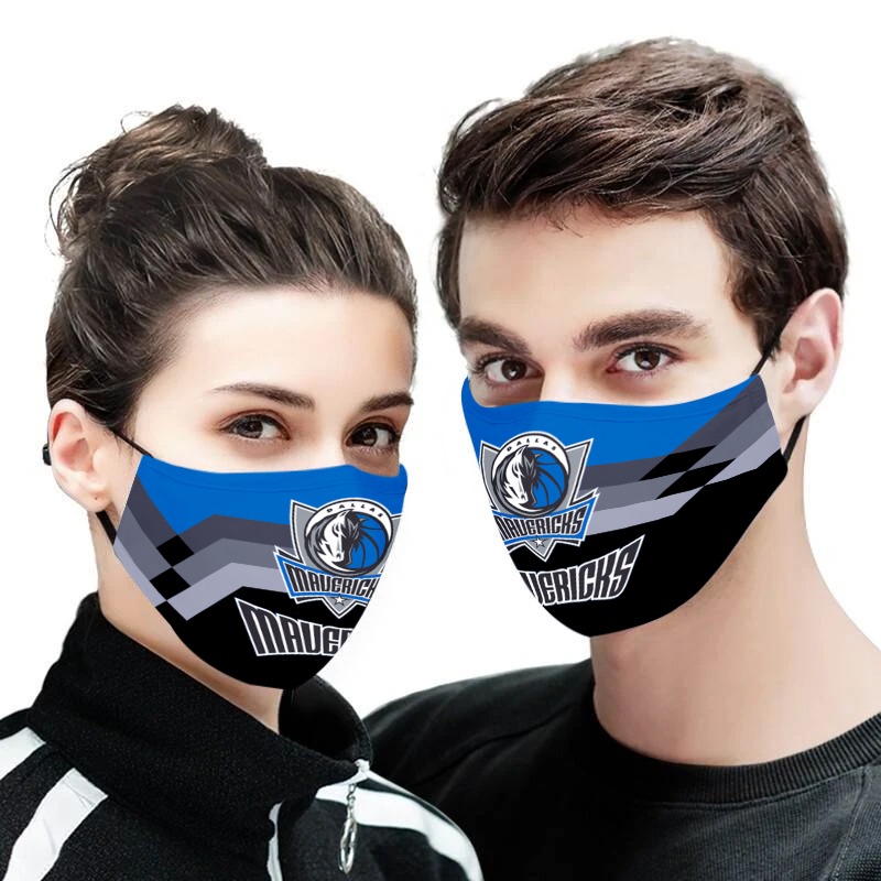 NBA dallas mavericks team all over printed face mask 1
