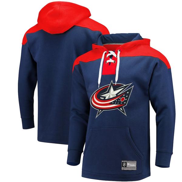 NHL columbus blue jackets all over printed hoodie 1