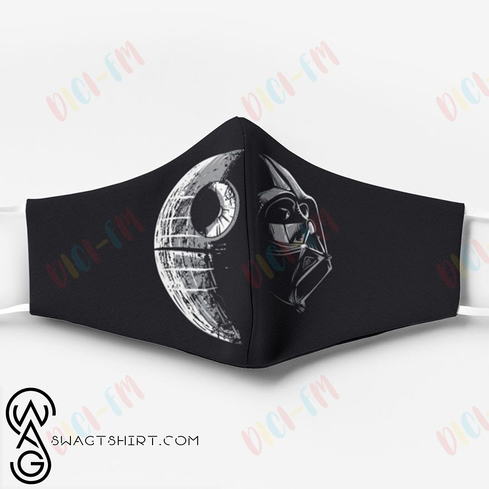 Star wars darth vader and death star anti pollution face mask