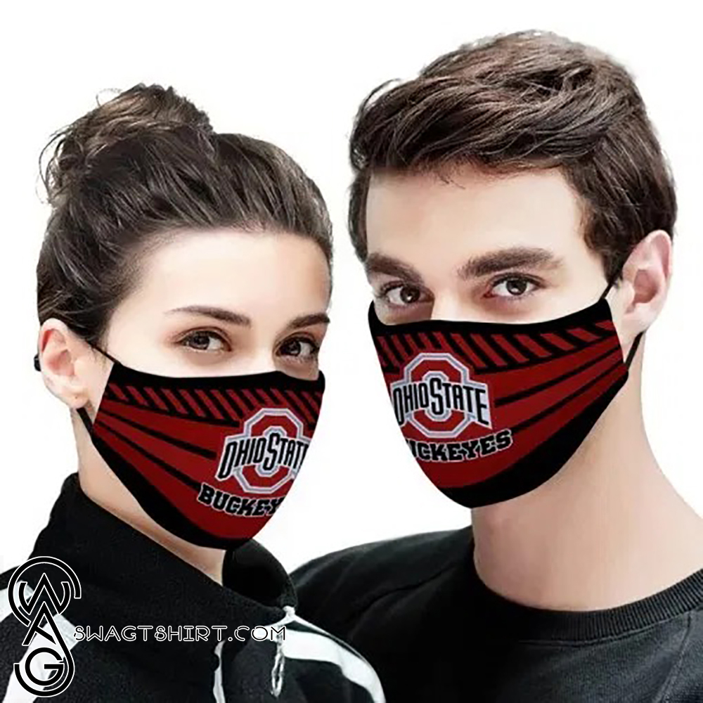 The ohio state buckeyes anti pollution face mask