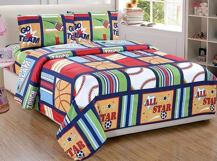all star baseball bedding set 1