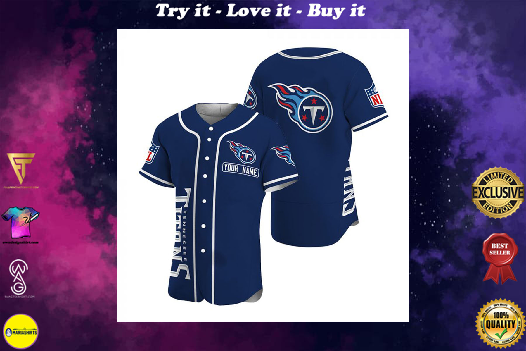 customize name jersey tennessee titans shirt