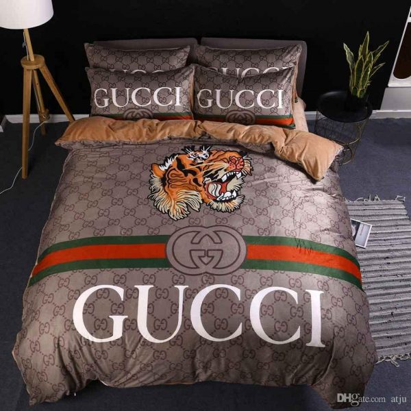Best selling products] gucci tiger bedding set