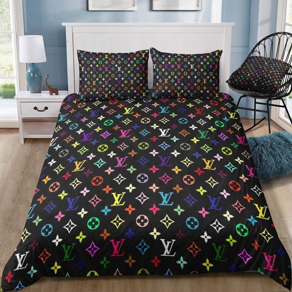 [Best selling products] louis vuitton monogram multi-color bedding set