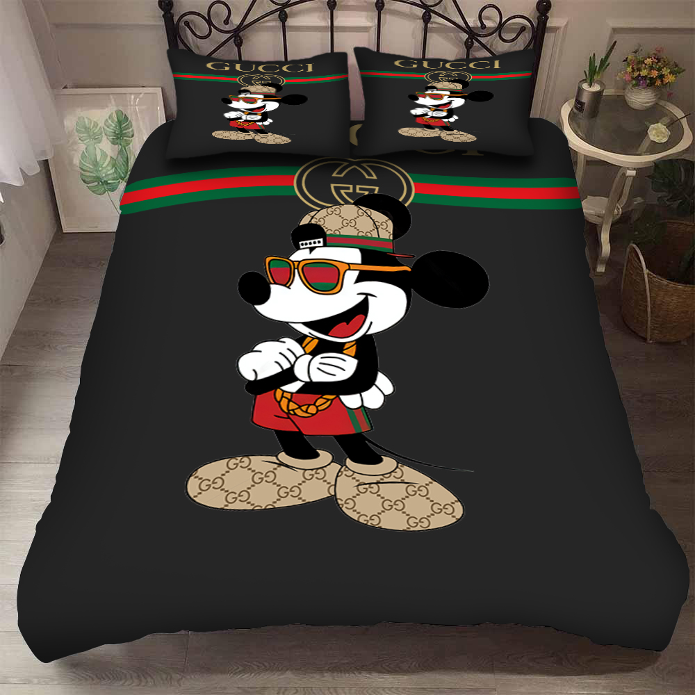 [Best selling products] mickey mouse with gucci symbol