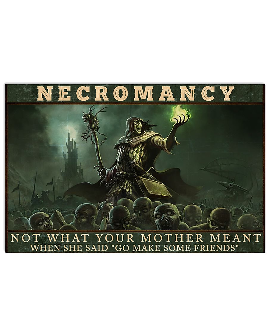 necromancy not what your mother meant when she said go make some friends poster 4