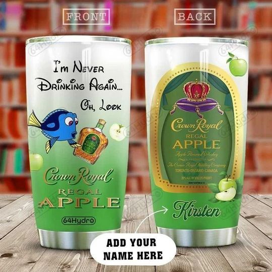 personalized name dory and crown royal regal apple tumbler 1 - Copy (2)