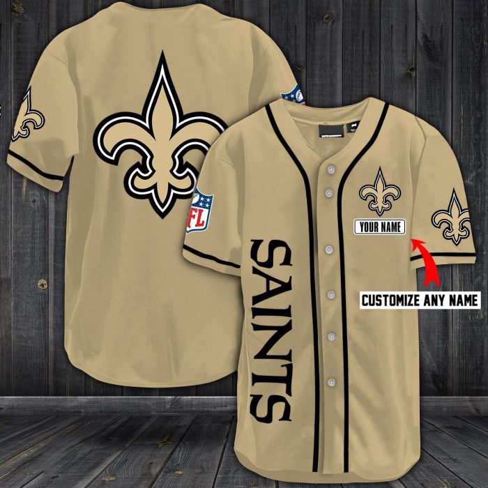 new orleans saints baseball style jersey