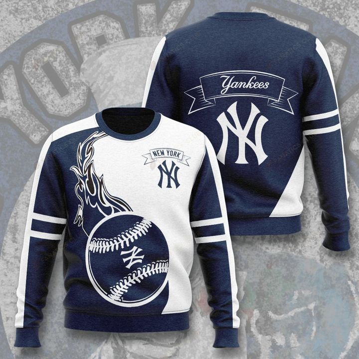 major league baseball new york yankees full printing ugly sweater 2