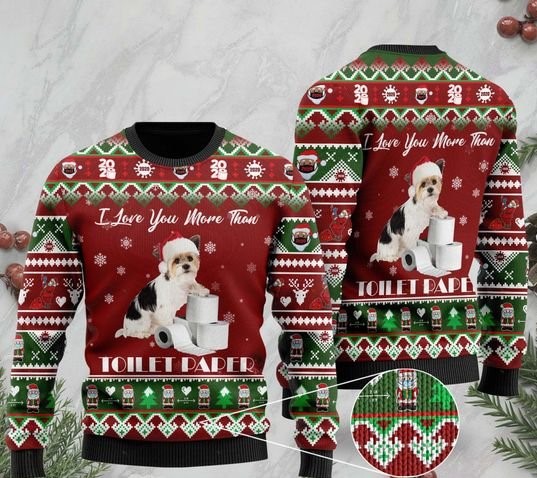 shih tzu i love you more than toilet paper ugly sweater 2 - Copy (2)