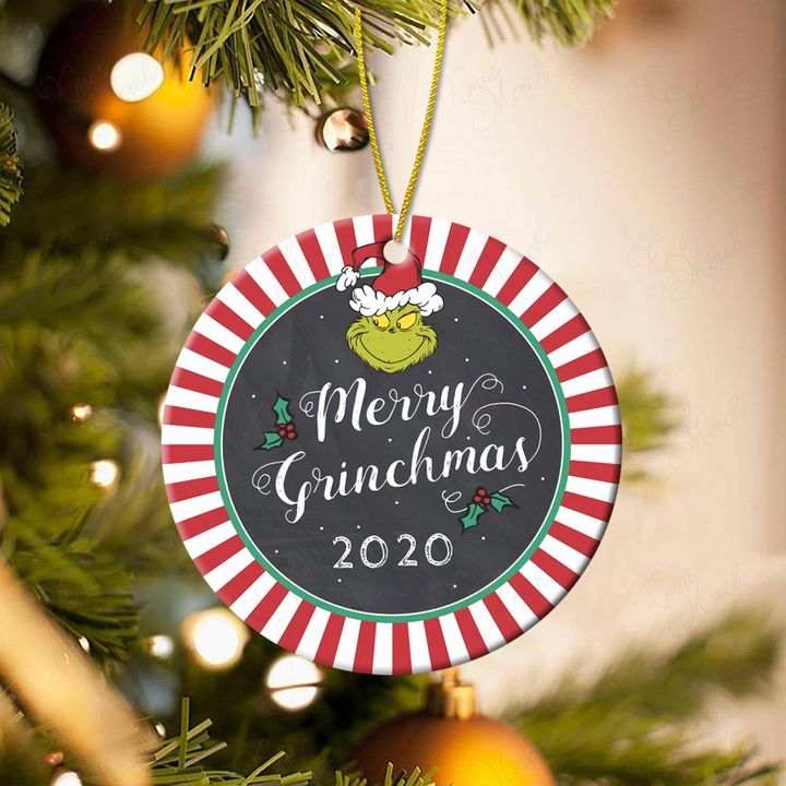 merry grinchmas 2020 christmas ornament 5
