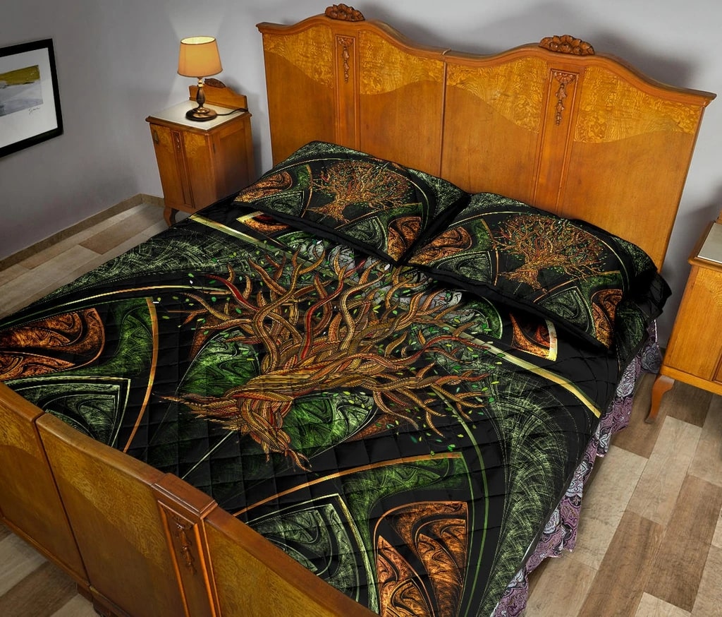 [Best selling products] viking tree of life all over printed bedding set