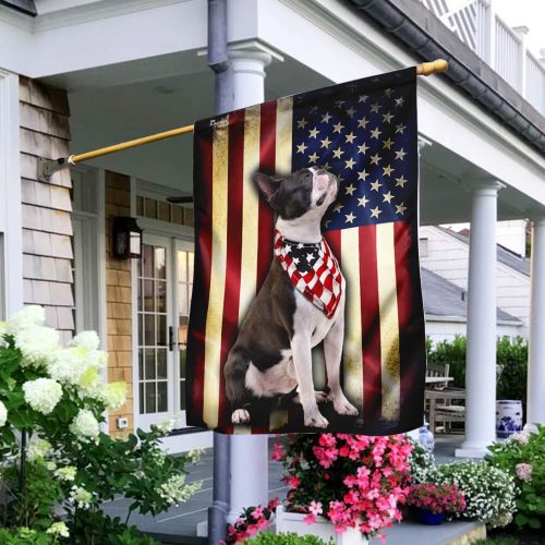 boston terrier american flag all over print flag 2