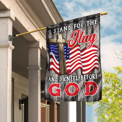 i stand for the flag and i kneel before God american flag all over print flag 2