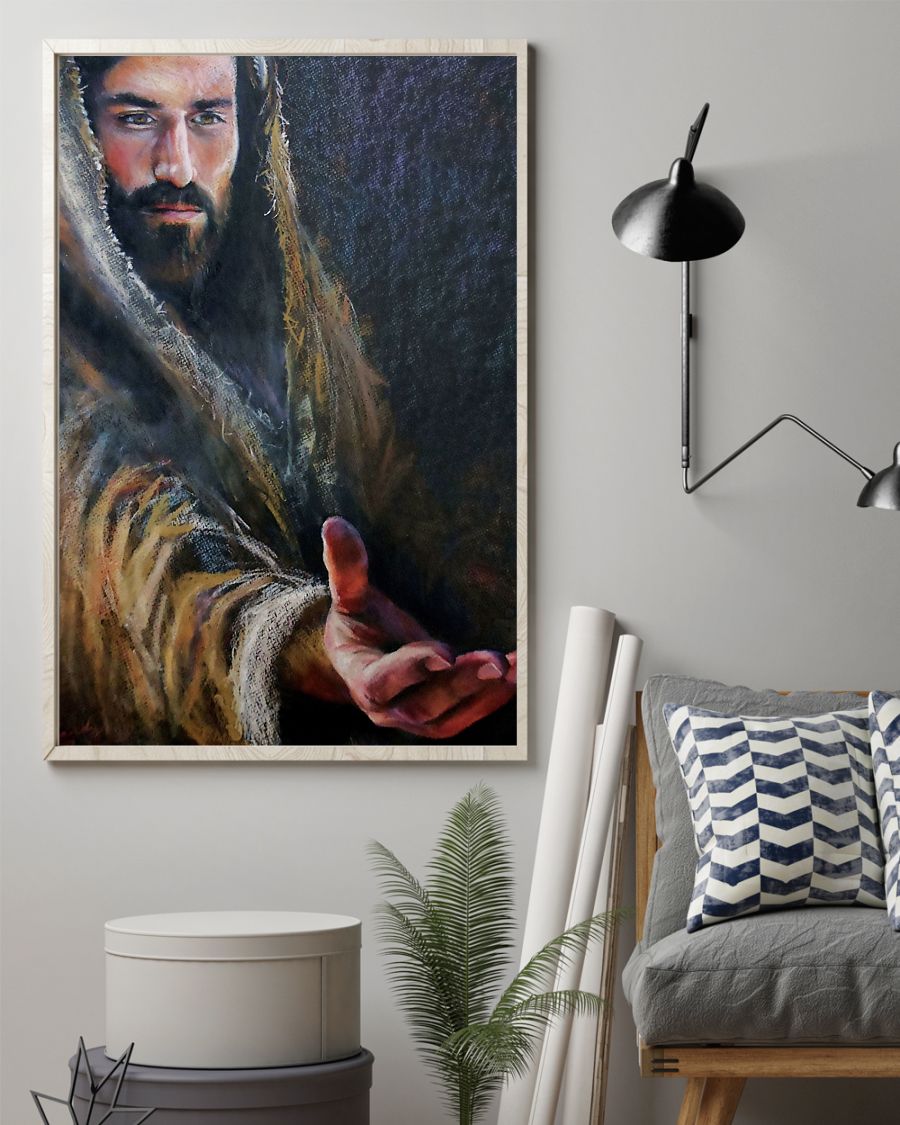 [Best selling products] vintage Jesus give me your hand poster