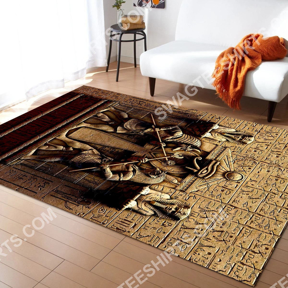 anubis egyptian civilization culture all over printed rug 5(1)